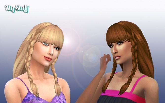 Sims 4 Renewal Braids Conversion at My Stuff