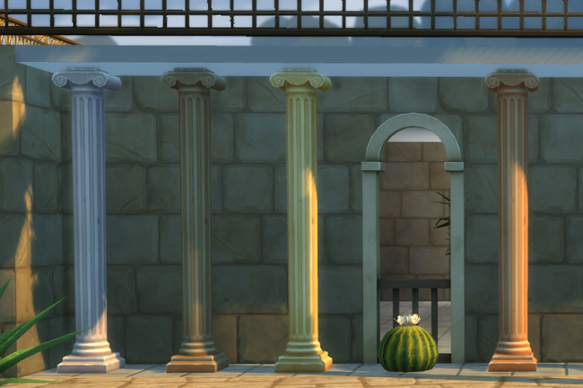 Sims 4 Deco Roman Column S by mammut at Blacky’s Sims Zoo