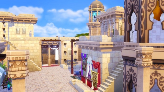 Sims 4 ARABIAN VILLAGE AND PALACE at Akai Sims