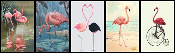 Sims 4 Flamingo Paintings at Annett’s Sims 4 Welt