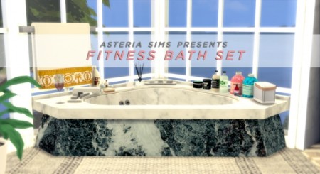 Fitness bath set at Asteria Sims