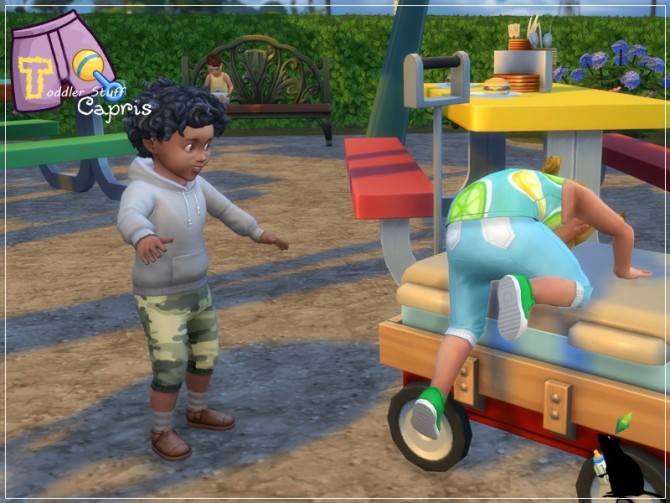Sims 4 Toddler Stuff Capris recolors by Standardheld at SimsWorkshop