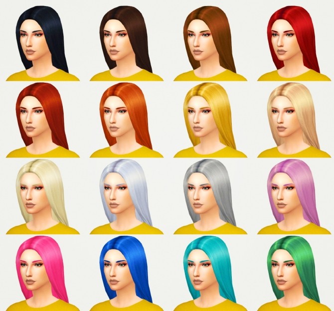Sims 4 KimKim hair at KotCatMeow