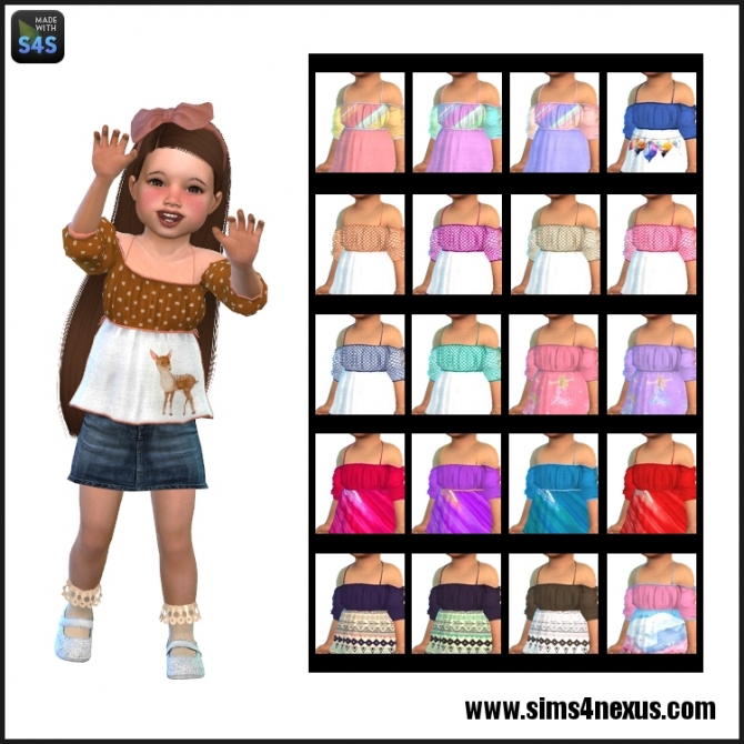 Luciana Top By Samanthagump At Sims 4 Nexus Sims 4 Updates