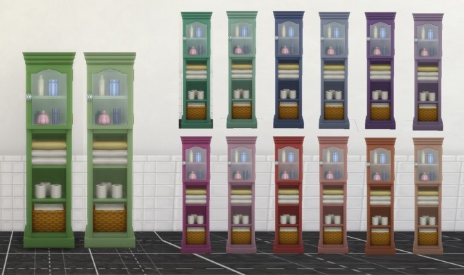 Sims 4 Parenthood Bathroom Items Recoloured by simsessa at Mod The Sims