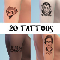 The Last Of Us Ellie's tattoo at Blue Ancolia - The Sims 4 Catalog