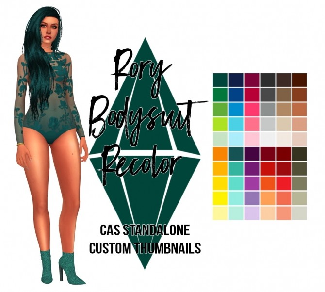 Sims 4 Rory Bodysuit Recolor by Sympxls at SimsWorkshop