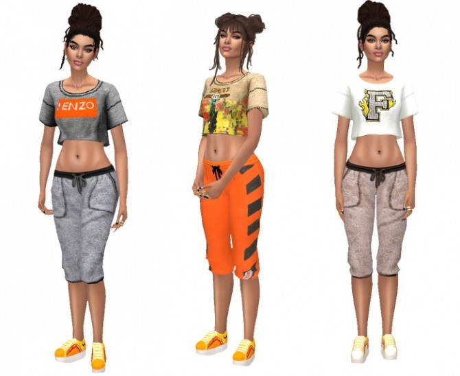 Sims 4 Relax outfits at Dreaming 4 Sims