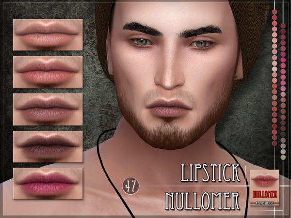 Sims 4 Nullomer Lipstick by RemusSirion at TSR