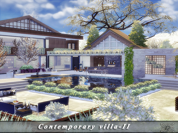 Sims 4 Contemporary villa II by Danuta720 at TSR