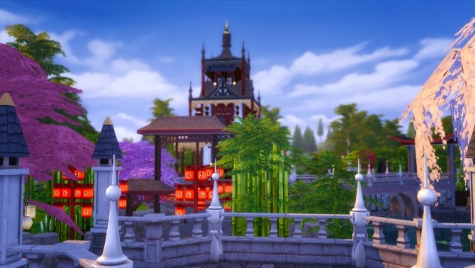 Sims 4 ASIAN LAKE VILLAGE at Akai Sims