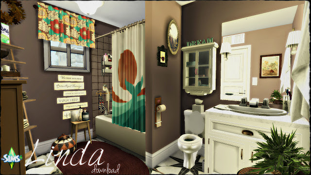 Sims 4 Linda bathroom at Pandasht Productions