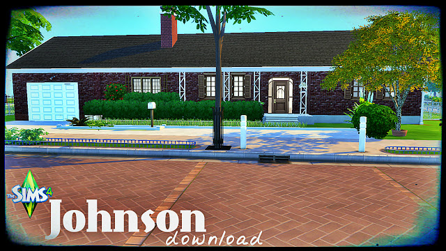 Sims 4 Johnson home at Pandasht Productions
