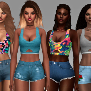 Spring Blazer by Devirose at TSR » Sims 4 Updates