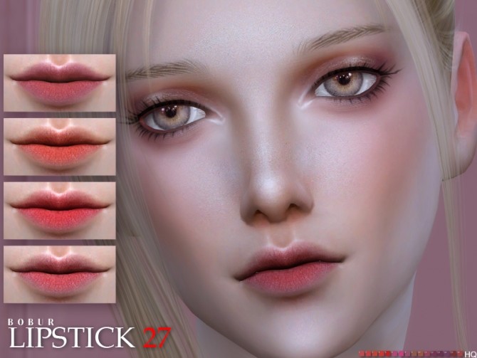 Sims 4 Lipstick 27 by Bobur3 at TSR