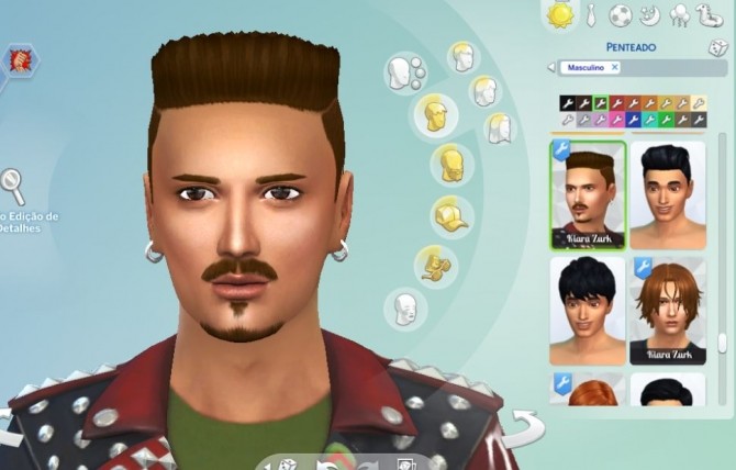 Sims 4 Flat Top Hairstyle at My Stuff