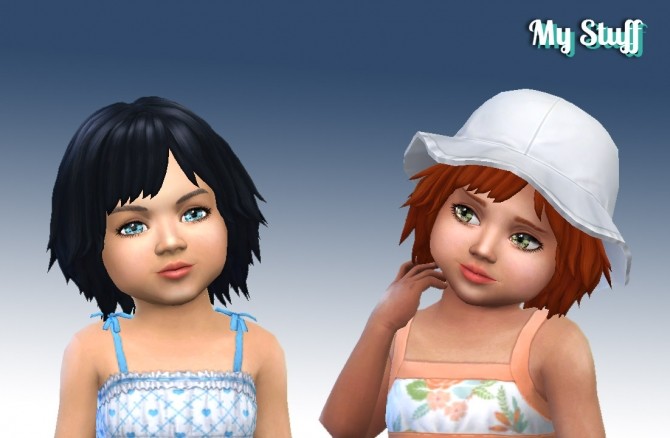 Sims 4 Bumbling Hairstyle for Toddlers at My Stuff