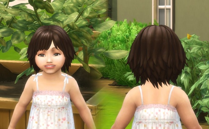 Sims 4 Bumbling Hairstyle for Toddlers at My Stuff