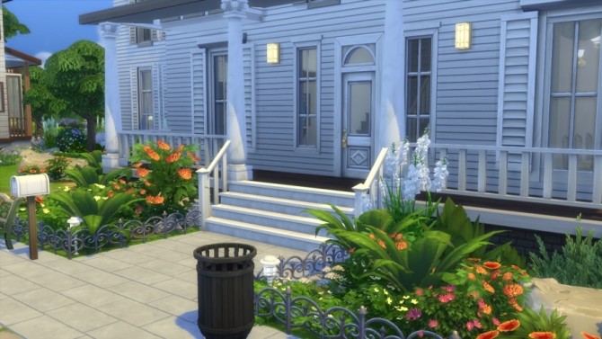 Sims 4 Colonial house by SundaySims at Sims Artists