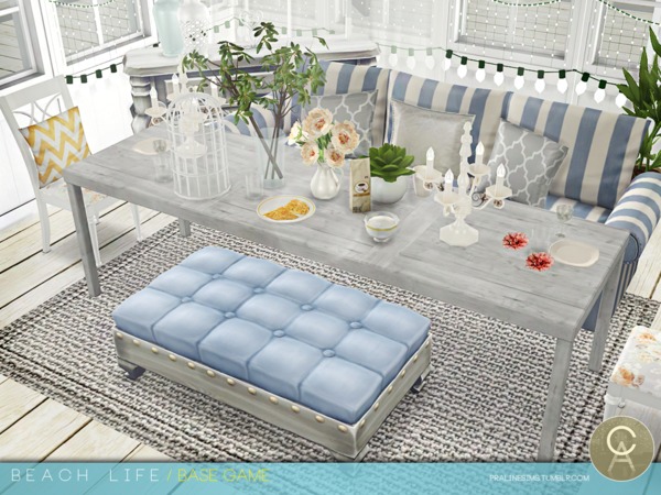 Sims 4 Beach Life home by Pralinesims at TSR
