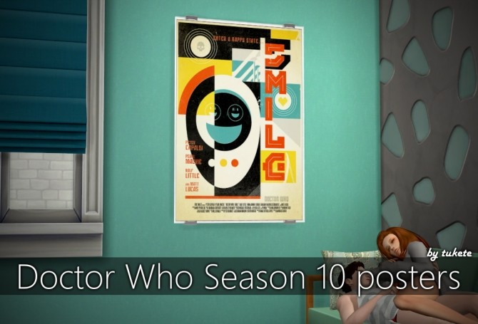 Sims 4 Doctor Who Season 10 posters at Tukete