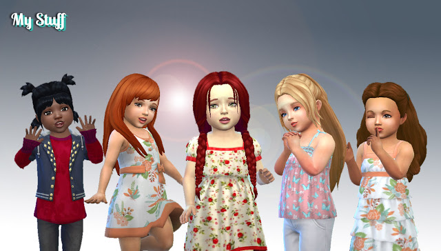 Sims 4 Toddlers Hair Pack 10 at My Stuff