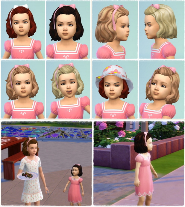 Sims 4 Toddler’s BirthdayHair at Birksches Sims Blog