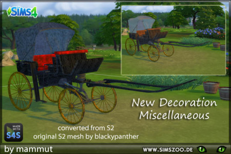 Blacky’s carriage by mammut at Blacky’s Sims Zoo