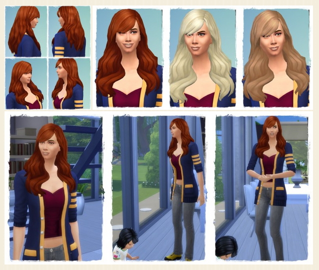 Sims 4 SidebySide Hair female at Birksches Sims Blog