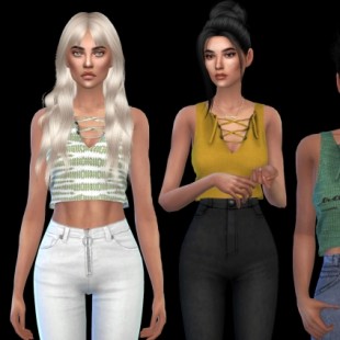 Rolled Sleeves Open Shirt by Bill Sims at TSR » Sims 4 Updates