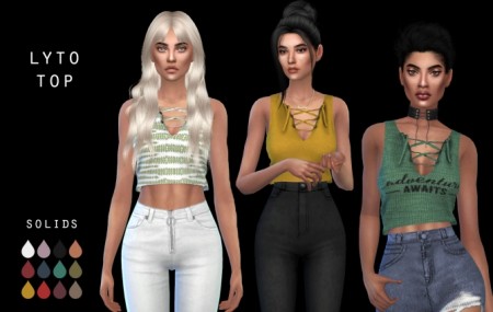 Lyto Top at Leo Sims » Sims 4 Updates