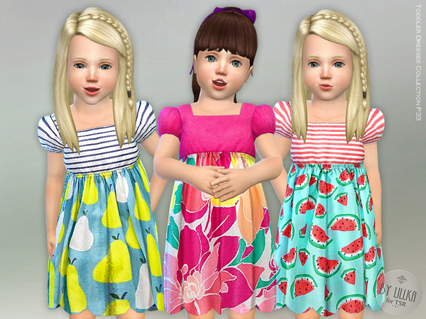 Sims 4 Toddler Dresses Collection P33 by lillka at TSR