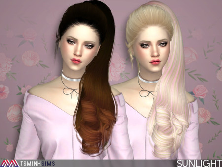 Sunlight Hair 42 by TsminhSims at TSR » Sims 4 Updates