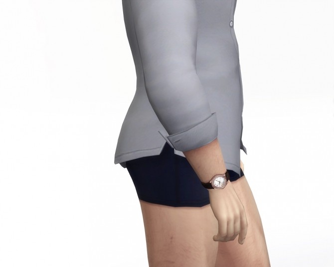 Sims 4 Hunky open shirt 25 colors at Rusty Nail