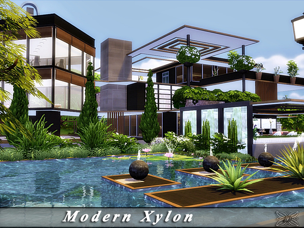 Sims 4 Modern Xylon house by Danuta720 at TSR