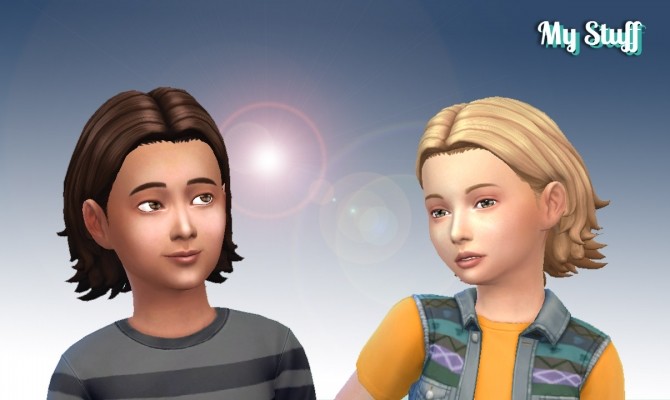 Sims 4 James Hairstyle for Boys at My Stuff
