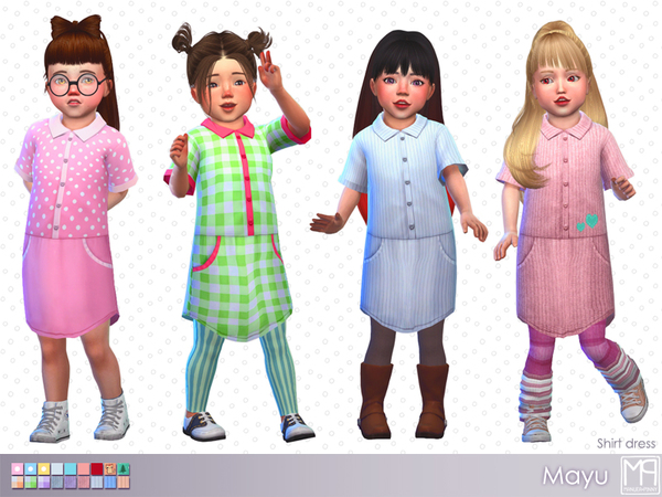 Sims 4 manueaPinny Mayu outfit by nueajaa at TSR