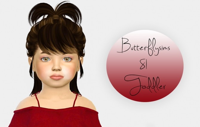 Sims 4 Butterflysims 81 Toddler Version at Simiracle
