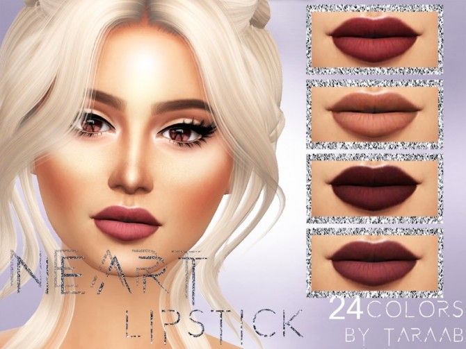 Sims 4 Neart Lipstick by taraab at TSR