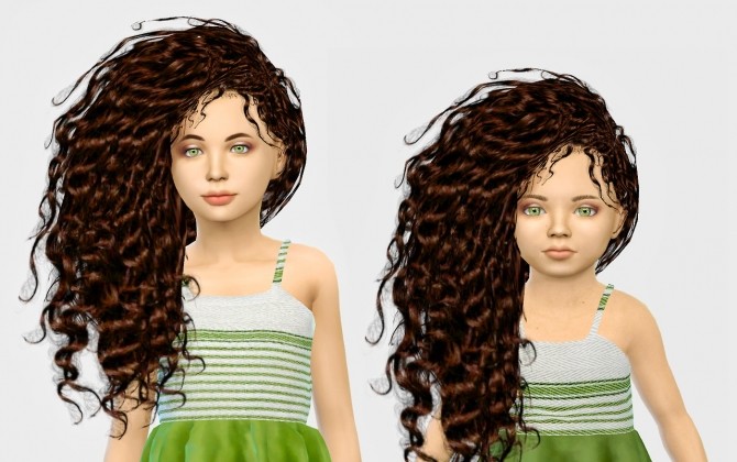 Sims 4 Gramssims Bellatrix Hair Kids & Toddlers at Simiracle