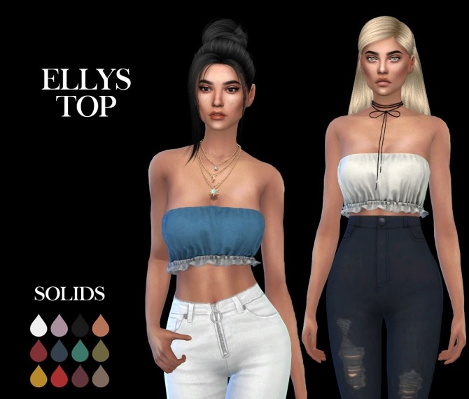 Ellys Top at Leo Sims » Sims 4 Updates