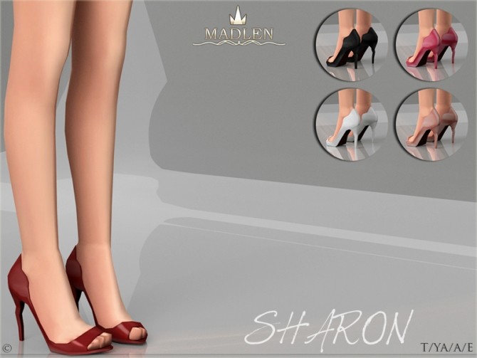 Sims 4 Madlen Sharon Shoes at TSR