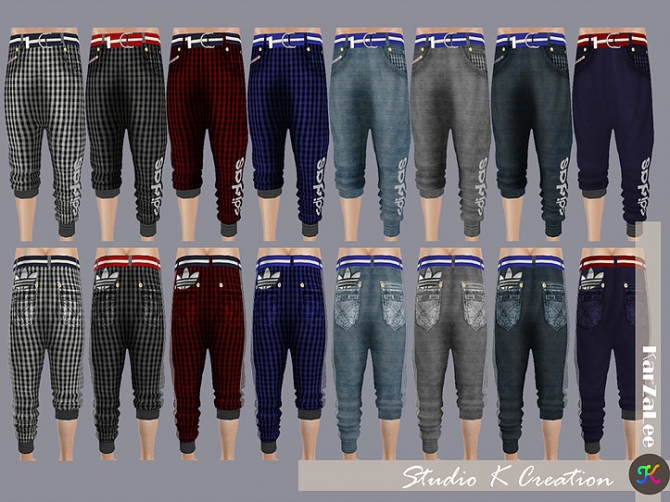 Giruto31 roll up harem pant at Studio K-Creation » Sims 4 Updates