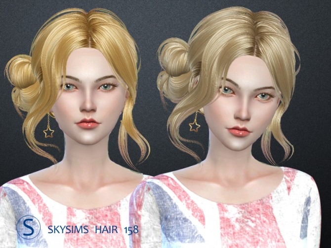 Sims 4 Hair 158 by Skysims at Butterfly Sims