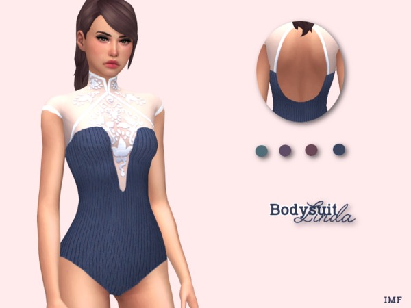 Sims 4 IMF Bodysuit Linda by IzzieMcFire at TSR