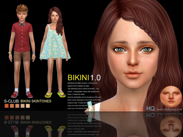 Sims 4 Bikini 1.0 skintone by S Club WMLL at TSR