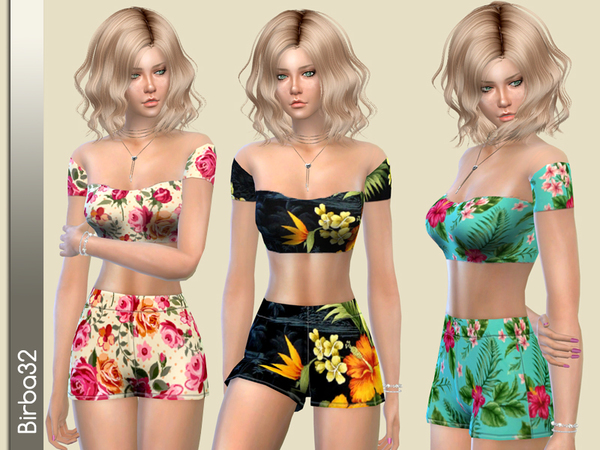 Sims 4 Fiorenza dress by Birba32 at TSR