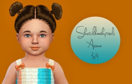 Sketchbookpixels Ariana hair 3T4 at Simiracle » Sims 4 Updates