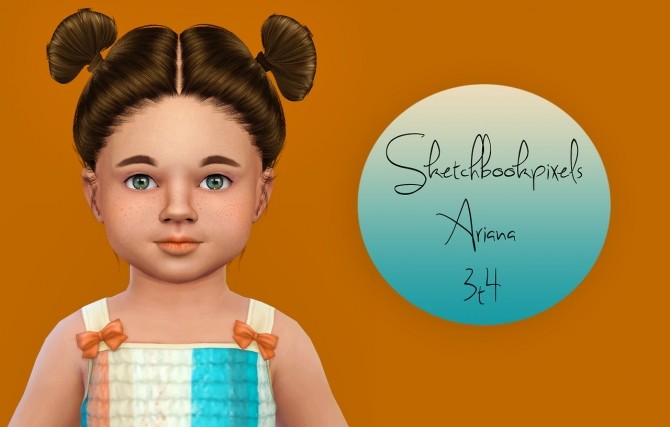 Sims 4 Sketchbookpixels Ariana hair 3T4 at Simiracle