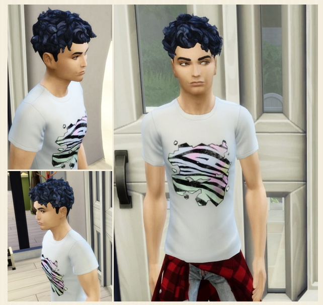 Sims 4 Curls on Top male at Birksches Sims Blog